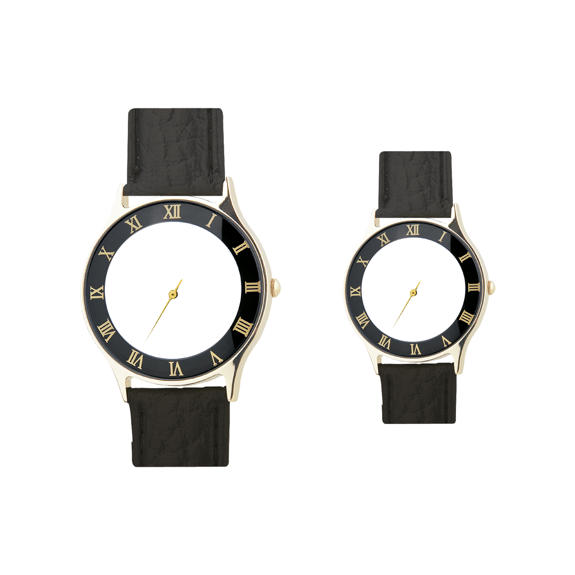 RELOJ CON NÚMEROS GRABADOS DORADOS E242